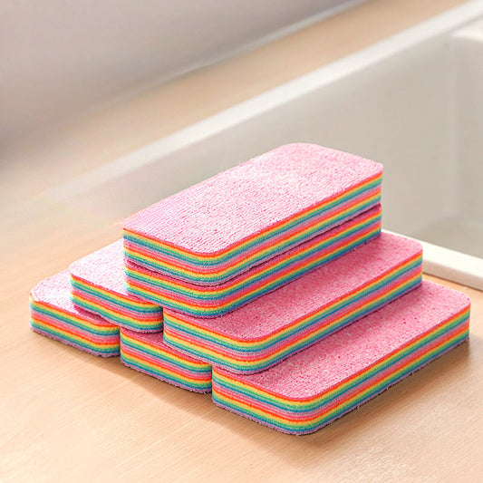 🌈Letzter Tag 49% Rabatt🔥Abziehbarer, geschichteter Mikrofaserschwamm