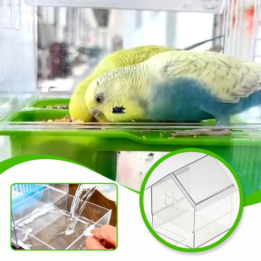 🎁HEISSER VERKAUF-50 % RABATT🔥🦜Ausziehbarer externer Papageienfutterspender