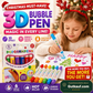💥KAUF 2, ERHALTE 1 GRATIS + 50 % RABATT!🎄🎁Magische Popcorn-Stifte mit Blaseneffekt, wärmeaktivierte Popcorn-Stifte, DIY-3D-Kunstmarker für Kinderbastelprojekte