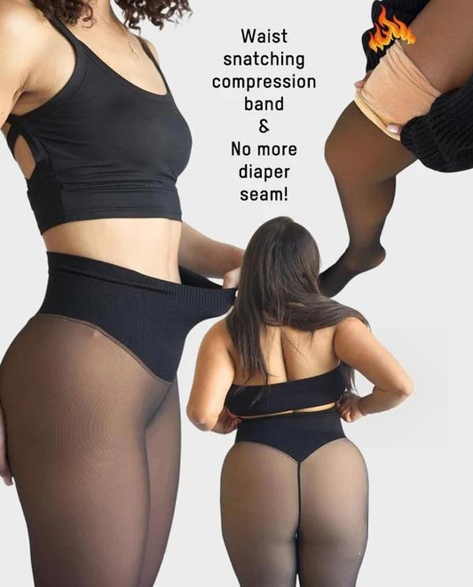 ❄️Heißer Verkauf 50 % Rabatt!!⚡Über 50.000 Stück verkauft!❄️Fleece-Leggings mit einer Naht für eine schöne Silhouette✨Bleiben Sie warm. Sehen Sie gut aus. 💕