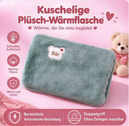 🎁🎄Weihnachten Hot Verkauf 50% Rabatt📢Wiederaufladbar Heißes Wasser Flaschen– Schnelle Heizung & Kuschelweicher Bezug