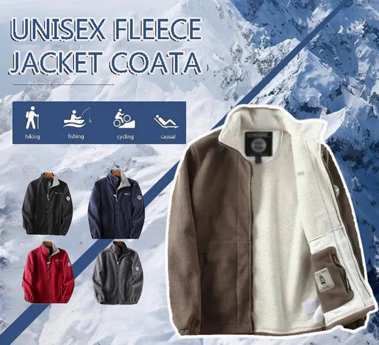 💥LETZTER TAG DES AUSVERKAUFS 50 % RABATT⏰ÜBER 50.000 STÜCK VERKAUFT! 🎁Unisex Doppelschicht Fleece Kapuzenjacke✨