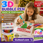 💥KAUF 2, ERHALTE 1 GRATIS + 50 % RABATT!🎄🎁Magische Popcorn-Stifte mit Blaseneffekt, wärmeaktivierte Popcorn-Stifte, DIY-3D-Kunstmarker für Kinderbastelprojekte