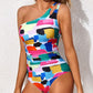 🍹Sommerschlussverkauf 50% Rabatt☀️Einteiliger Badeanzug mit One-Shoulder-Träger für Damen