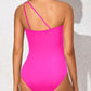 🍹Sommerschlussverkauf 50% Rabatt☀️Einteiliger Badeanzug mit One-Shoulder-Träger für Damen
