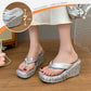 ⏳Begrenzte Zeit 50% Rabatt💥Damen Flip-Flops mit dicken Sohlen und Pailletten