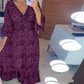🔥Was soll ich morgen anziehen🔥Damen-Wickelkleid aus Baumwolle mit Leopardenmuster