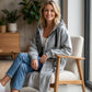 🎉📢50% Rabatt!!💃Oversize-Kapuzen-Sweatshirt-Mantel für Damen