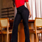 💕 Stretch-Schlagjeans mit hohem Bund – Perfekt für den Frühling! ✨ Bequem, schlank, nachhaltig 👖 Ideal für Alltag & Freizeit.