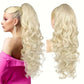 💜Zeitlich begrenzte Aktion 50 % Rabatt💜Clip-on-Haarverlängerung für welligen Pferdeschwanz