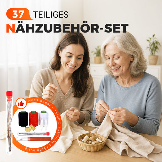 🔥Letzter Tag: 60% Rabatt! ⏰🧵✨37-teiliges Set: Große Augen-Nähnadeln
