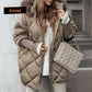 🔥HEIßER SALE 50% RABATT❄️🧥Damen Midi-Parka mit Strickärmeln