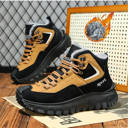 ⏰Zeitlich begrenztes Angebot 50 % Rabatt👟❄️Herren-Outdoor-Wanderstiefel Arbeitsstiefel – wasserdicht, rutschfest, durchstichsicher und bruchsicher; korrekte Fußgewölbeunterstützung und breite Zehenkappe – geeignet für den Alltag und Outdoor-Abenteuer⛄