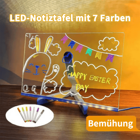 🎄Weihnachtsaktion 49% Rabatt🎁Kreatives wiederbeschreibbares Acryl-LED-Nachrichtenschild