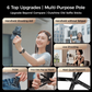 🔥Heißer Verkauf 50% Rabatt🔥4-in-1 Multifunktions-Selfie-Stick mit 360°-Drehung und Magnet