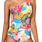🍹Sommerschlussverkauf 50% Rabatt☀️Einteiliger Badeanzug mit One-Shoulder-Träger für Damen