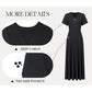 👗2026 Summer Hot Sale 49% OFF🌈 Women's V neck Ankle Length Floral Print Beach Long Flowy  Maxi Dress with Pockets🎀