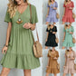 🎁Ostern Heißer Verkauf 50% Rabatt💥Kleid mit lockerer Taillenschnürung