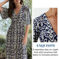 🎁Letzter Tag Hot Sale 50% Rabatt💃Bohemian Vintage V-Ausschnitt Floral Lässige Lange Kleider
