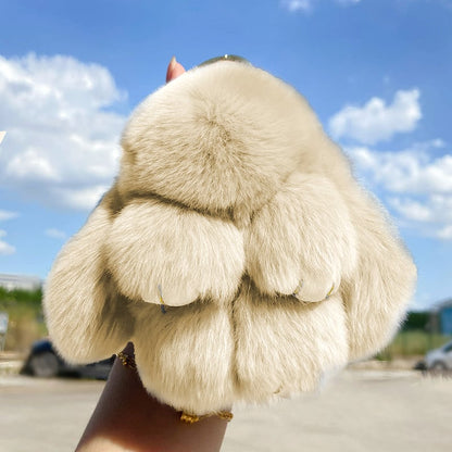 🐰JETZT 60 % RABATT! 🏆⏰Weiche Bunny PomPom-Anhänger – Handgemacht