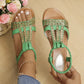 🎁2025 Zeitlich begrenzter Verkauf – 50 % Rabatt🔥Neue zehenoffene Sommersandalen mit Strasssteinen für Frauen