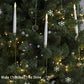 🎁Frühweihnachtliche Aktion – 50 % Rabatt🎄Weihnachtsbaum-LED-Kerzen mit klarem Kristallkugelhaken