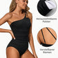 🍹Sommerschlussverkauf 50% Rabatt☀️Einteiliger Badeanzug mit One-Shoulder-Träger für Damen