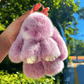 🐰JETZT 60 % RABATT! 🏆⏰Weiche Bunny PomPom-Anhänger – Handgemacht