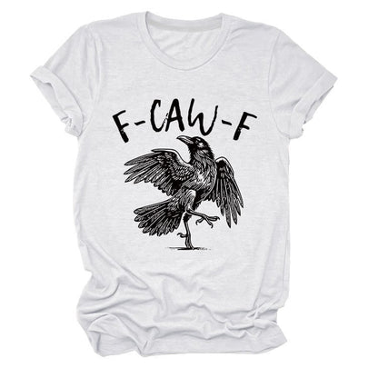 🔥Letzter Tag im Angebot 50 % Rabatt🔥Humorvolles T-Shirt mit Krähen-Motiv – Sag es mit einem Krähenruf!