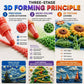 💥KAUF 2, ERHALTE 1 GRATIS + 50 % RABATT!🎄🎁Magische Popcorn-Stifte mit Blaseneffekt, wärmeaktivierte Popcorn-Stifte, DIY-3D-Kunstmarker für Kinderbastelprojekte