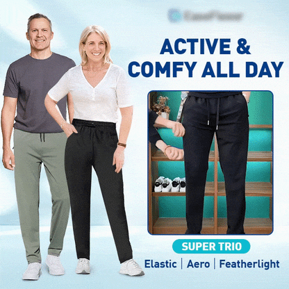💖LETZTER TAG VERKAUF 50% RABATT❄️Unisex Schnell trocknende Pull-on Stretch-Hose👖