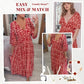 🎁Letzter Tag Hot Sale 50% Rabatt💃Bohemian Vintage V-Ausschnitt Floral Lässige Lange Kleider