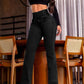 💕 Stretch-Schlagjeans mit hohem Bund – Perfekt für den Frühling! ✨ Bequem, schlank, nachhaltig 👖 Ideal für Alltag & Freizeit.