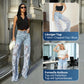 💃Sommer-Hot-Sale - 50% Rabatt🌸👖Gespleißte Jeans mit Spitze