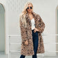 🥰2025 Neue Mode – 50 % Rabatt💖Mittellange Jacke mit Leopardenmuster für Damen