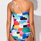 🍹Sommerschlussverkauf 50% Rabatt☀️Einteiliger Badeanzug mit One-Shoulder-Träger für Damen