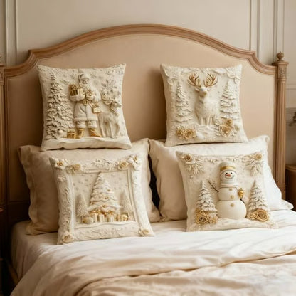 🔥Solange der Vorrat reicht 50 % Rabatt!🎅🎄Elegante Weihnachts-Dekokissenbezüge💝