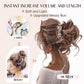 💗LETZTER TAG – KAUF 1, BEKOMME 1 GRATIS + KOSTLOSES GESCHENK!!💗Messy Locken Dutt Scrunchie Haarverlängerungen