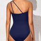🍹Sommerschlussverkauf 50% Rabatt☀️Einteiliger Badeanzug mit One-Shoulder-Träger für Damen