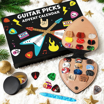 🎁Black Friday-Ausverkauf 50 % Rabatt😍 🎸Gitarrenpick-Adventskalender 2025