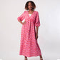 🌈🌻Sommer-Hot-Sale - 51% Rabatt🌸Damenkleid mit V-Ausschnitt und Druck