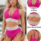 ⏰2026 Sommer-Sonderverkauf 60% RABATT⏳Hochtaillierter Bikini-Set mit Bauchkontrolle & Farbblock-Design + GRATIS Sonnenbrille🕶️