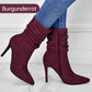 🔥Herbst-Neuheiten - 47% Rabatt🍁👠Spitze Stiefeletten mit Absatz