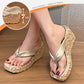 ⏳Begrenzte Zeit 50% Rabatt💥Damen Flip-Flops mit dicken Sohlen und Pailletten