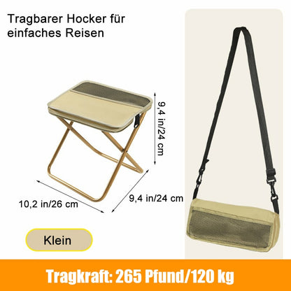 🔥Letzter Tag: 50% Rabatt!🔥🪑Ultraleichter Klapphocker – Trägt bis zu 120 kg