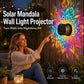 🌀Sommer-Sale 60% Rabatt 🌞💡Solar Mandala Wandleuchte für den Außenbereich, Garten, Zaun, Projektorlampe, Terrasse, Stimmungsdekoration