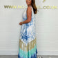 🌷Sommer-Hot-Sale 50% Rabatt🍃Maxikleid mit Batikmuster👍Handgefertigt