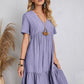 🎁Ostern Heißer Verkauf 50% Rabatt💥Kleid mit lockerer Taillenschnürung