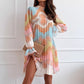 🌺2025 Sommer Neuankömmlinge 50% RABATT👗Damen Elegante Lässige Fließende Bedruckte Kleider
