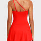 💃Letzter Verkaufstag 50% RABATT😍Einteiliger Badeanzug mit Rock und One-Shoulder-Design